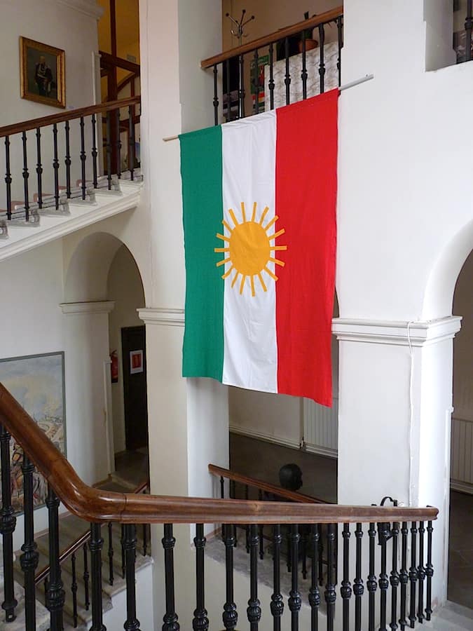 Ve slánském muzeu zavlála kurdská vlajka