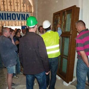 Modernizace muzea — stavební práce