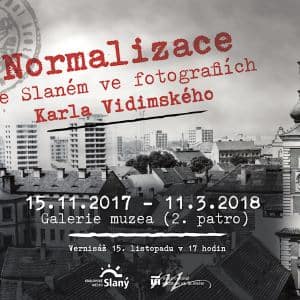 Normalizace ve Slaném ve fotografiích Karla Vidimského