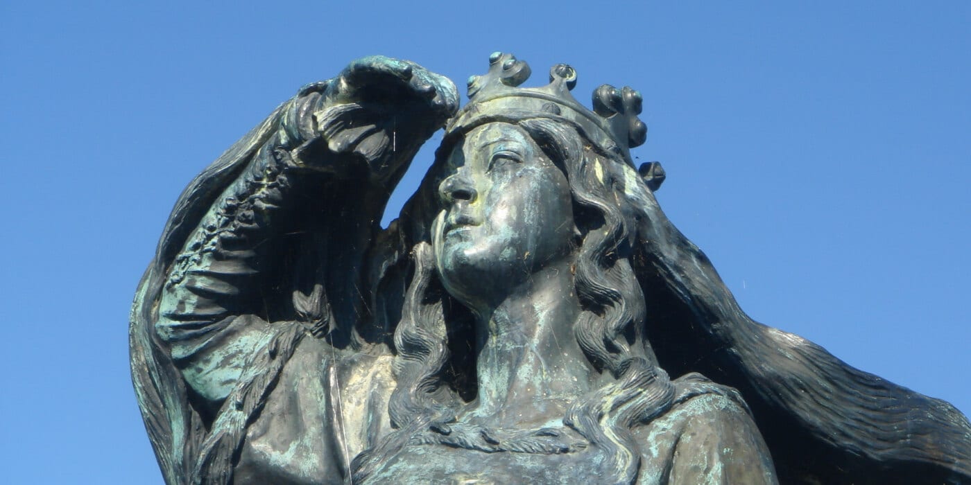 Královna Dagmar, pomník přemyslovské panovnice v Ribe